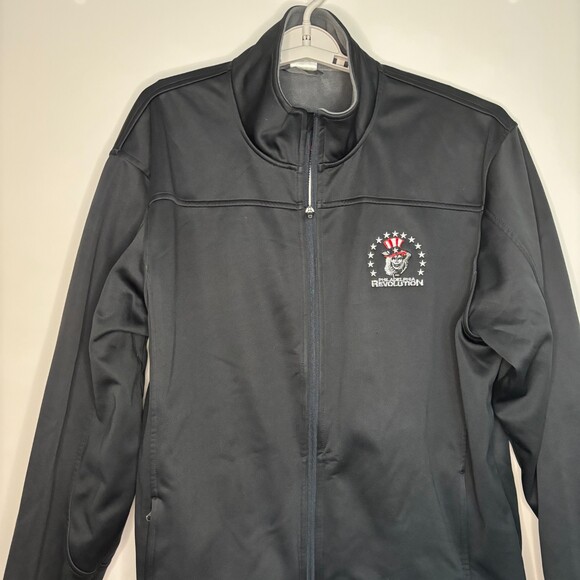 Levelwear Other - PHILADELPHIA REVOLUTION Full Zip Fleece Lined Jacket Mens XL Black Red THF